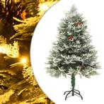 vidaXL Kerstboom met LED en dennenappels 120 cm PVC en PE, Verzenden, Nieuw