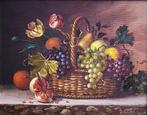 Italiaanse school (XX) - Still-Life with Flowers and Grapes