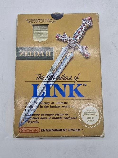 OLD STOCK Classic NES-FRA PAL B Game 1ST Edition ZELDA II, Spelcomputers en Games, Spelcomputers | Overige Accessoires