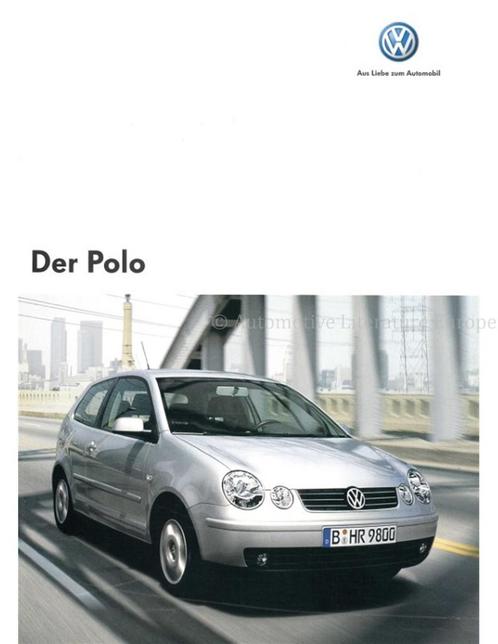 2004 VOLKSWAGEN POLO BROCHURE DUITS, Boeken, Auto's | Folders en Tijdschriften, Volkswagen