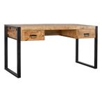 Bureau Mangohout Bureau Britt 150 cm, Verzenden, Nieuw