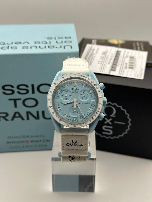 Omega x Swatch - MoonSwatch - Mission to Uranus - Zonder, Sieraden, Tassen en Uiterlijk, Horloges | Heren