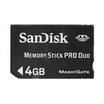 SanDisk Memory Stick Pro Duo - 4GB, Verzenden, Zo goed als nieuw