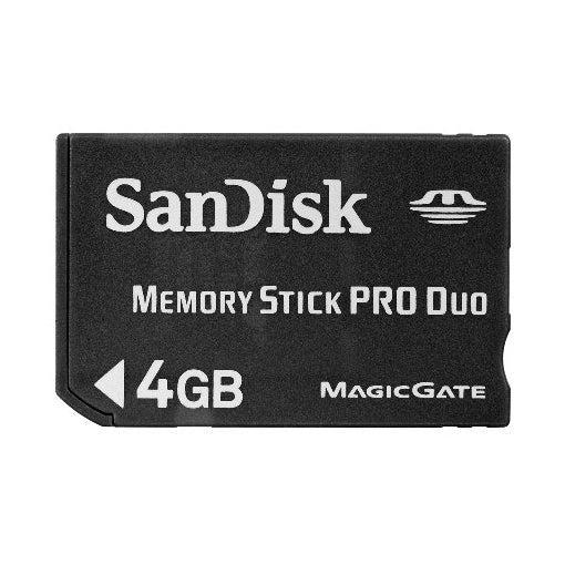 SanDisk Memory Stick Pro Duo - 4GB, Audio, Tv en Foto, Fotografie | Fotostudio en Toebehoren, Zo goed als nieuw, Verzenden