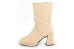 Omoda Enkellaarzen in maat 41 Beige | 10% extra korting, Verzenden, Beige, Omoda, Lage of Enkellaarzen