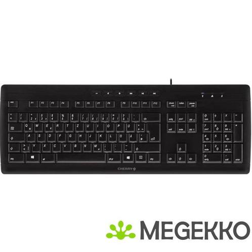 Cherry Stream 3.0 Zwart Toetsenbord, Computers en Software, Toetsenborden, Nieuw, Verzenden