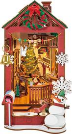 Robotime Book Nook Christmas Indoor Scene Miniatuur Model..., Verzenden, Nieuw