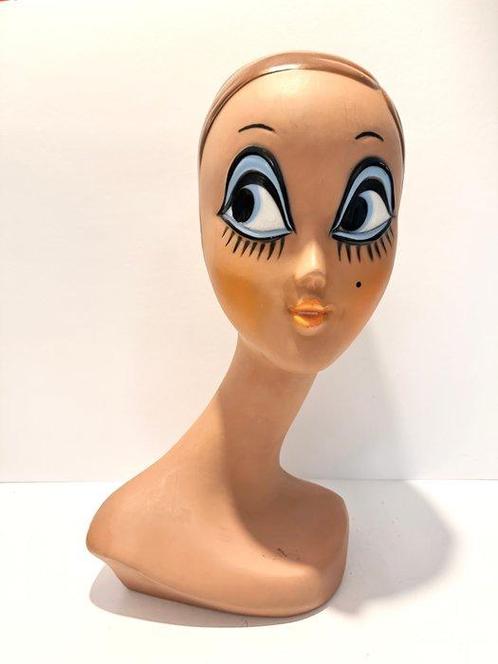 Huard 1971 Twiggy head - Mannequin - Plastic, Antiek en Kunst, Kunst | Designobjecten