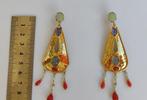 Zonder Minimumprijs - Oorbellen Zilver - 30.00ct. tw. Koraal, Nieuw