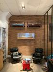 AANBIEDING! TEAK HOUTEN WANDBEKLEDING HOUTSTRIPS NU €29,95!!