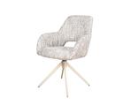 Eetkamerstoel Paris poot Moon draaibaar Beige - Be Trendy, Huis en Inrichting, Stoelen, Ophalen of Verzenden, Nieuw