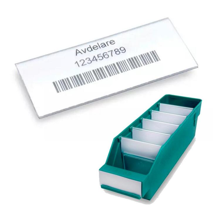 Label incl. Labelhouder STEMO 60x30 mm, Zakelijke goederen, Kantoor en Winkelinrichting | Magazijn, Stelling en Opslag, Verzenden