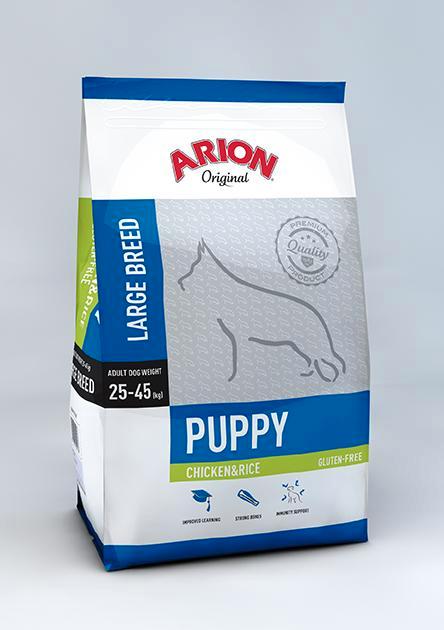 Arion Original Puppy Large Kip & Rijst 12 kg., Dieren en Toebehoren, Dierenvoeding, Ophalen of Verzenden