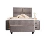 Opberg Boxspring Zelda - Grijs, Verzenden, Nieuw, Grijs, Modern