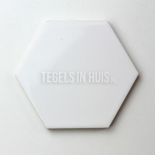 Wandtegel scale hexagon honingraad 6-hoekig wit, Doe-het-zelf en Verbouw, Tegels, Wandtegels, Nieuw, 10 m² of meer, Keramiek, Ophalen of Verzenden