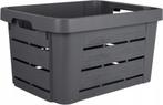 Opbergbox Antraciet 25 liter 55 x 39 x 16,5 cm, Ophalen of Verzenden, Nieuw