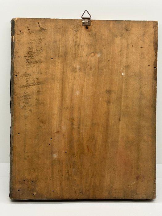 Icoon - Christus Pantokrator - Hout, Metaal, Antiek en Kunst, Kunst | Niet-Westerse kunst