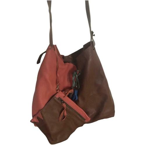 Bruin Maliparmi Handtas, Sieraden, Tassen en Uiterlijk, Tassen | Damestassen, Handtas, Bruin, Zo goed als nieuw, Verzenden