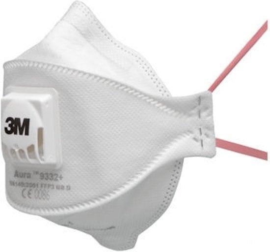 FFP3- Stofmasker Aura 9332+ (Overig, Gereedschap), Doe-het-zelf en Verbouw, Schildersmaterialen, Overige typen, Nieuw, Ophalen of Verzenden