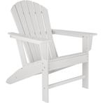 Tuinstoel in Adirondack-design - wit/wit, Tuin en Terras, Overige Tuin en Terras, Verzenden, Nieuw