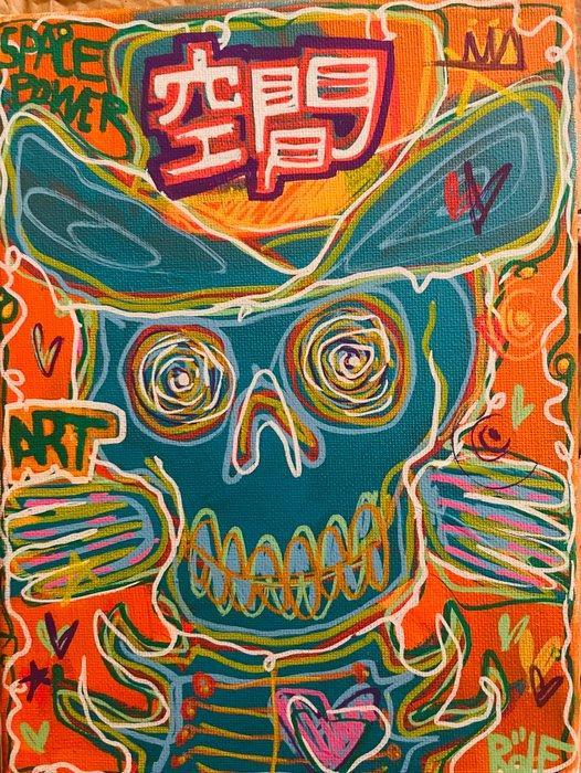 Flör (1978) - Spacecowboy Power, Antiek en Kunst, Kunst | Schilderijen | Modern