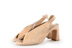 Laurent David slingbacks in maat 39 Beige | 10% korting, Verzenden, Beige, Zo goed als nieuw, Laurent David