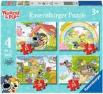 Woezel & Pip 4 in 1 Puzzel | Ravensburger - Puzzels, Kinderen en Baby's, Nieuw, Verzenden