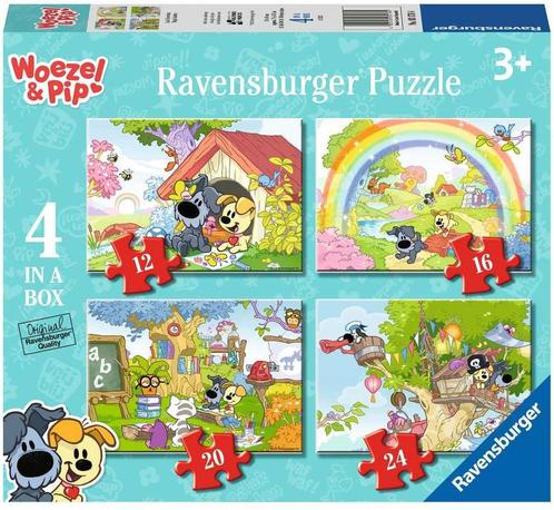 Woezel & Pip 4 in 1 Puzzel | Ravensburger - Puzzels, Kinderen en Baby's, Speelgoed | Kinderpuzzels, Nieuw, Verzenden