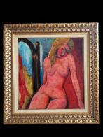 Scuola italiana (XX) - Nudo con specchio, Antiek en Kunst