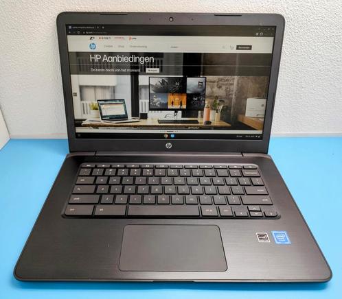 HP Chromebook 14 G5 Intel celeron 14 inch fhd, Computers en Software, Chromebooks, 14 inch, 32 GB of minder, Touchscreen, Qwerty