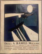 Caregaro Gino Negrin ( 1902 -1993 ) - 2 x poster Aviazione (, Antiek en Kunst, Kunst | Tekeningen en Foto's