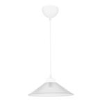[lux.pro] Hanglamp Hereford E27 wit en transparant, Verzenden, Nieuw