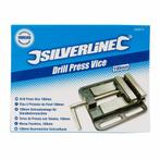 Silverline Bankschroef - 100 mm kaakopening - geharde kak..., Ophalen of Verzenden, Nieuw