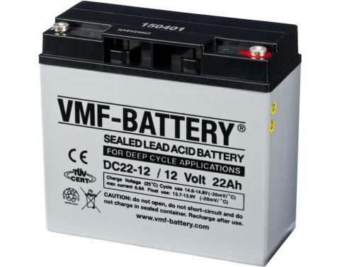 VMF AGM Deep Cycle accu | DC22-12 | 12V 22Ah, Auto-onderdelen, Accu's en Toebehoren, Ophalen of Verzenden