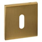 Deurbeslag | Sleutelrozet | Intersteel (Vierkant, Messing), Doe-het-zelf en Verbouw, Hang- en Sluitwerk, Verzenden, Nieuw