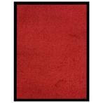 vidaXL Deurmat 60x80 cm rood, Verzenden, Nieuw