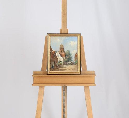 Ed Stoffels (1874-1951) - Dorpstraat in Ransdorp, Antiek en Kunst, Kunst | Schilderijen | Klassiek