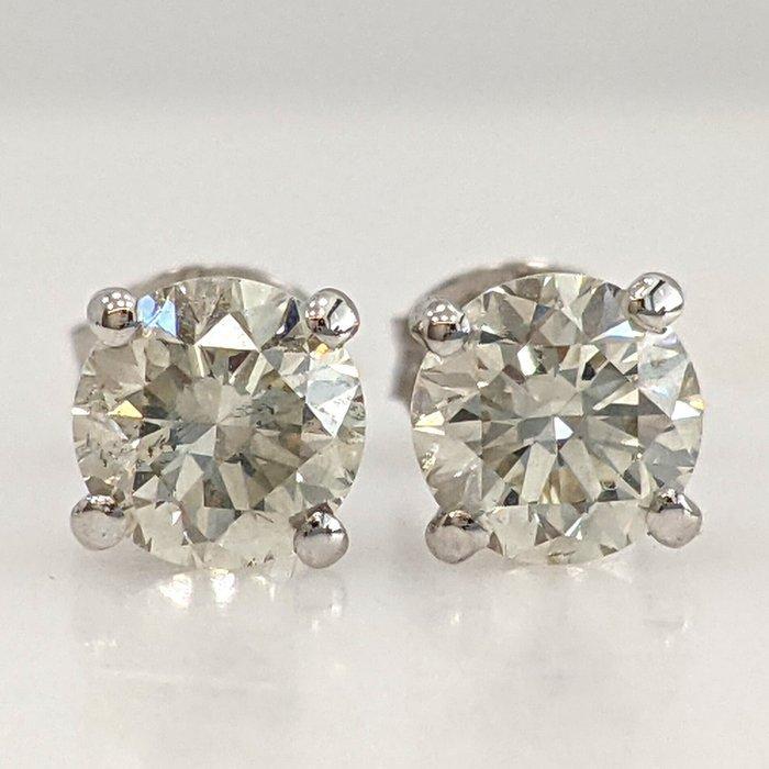 Zonder Minimumprijs - Oorbellen - 14 karaat Witgoud -, Sieraden, Tassen en Uiterlijk, Oorbellen