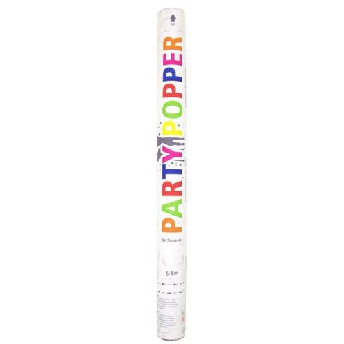 1x stuks Witte bruiloft confetti kanon 57 cm - Confetti, Hobby en Vrije tijd, Feestartikelen, Ophalen of Verzenden