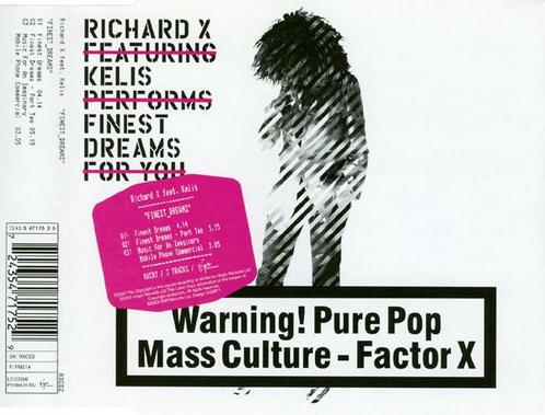 cd single - Richard X - Finest Dreams, Cd's en Dvd's, Cd Singles, Zo goed als nieuw, Verzenden