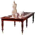 Engelse Victoriaanse pull out table gespiegeld mahonie ca 18, Antiek en Kunst, Antiek | Spiegels, Ophalen of Verzenden