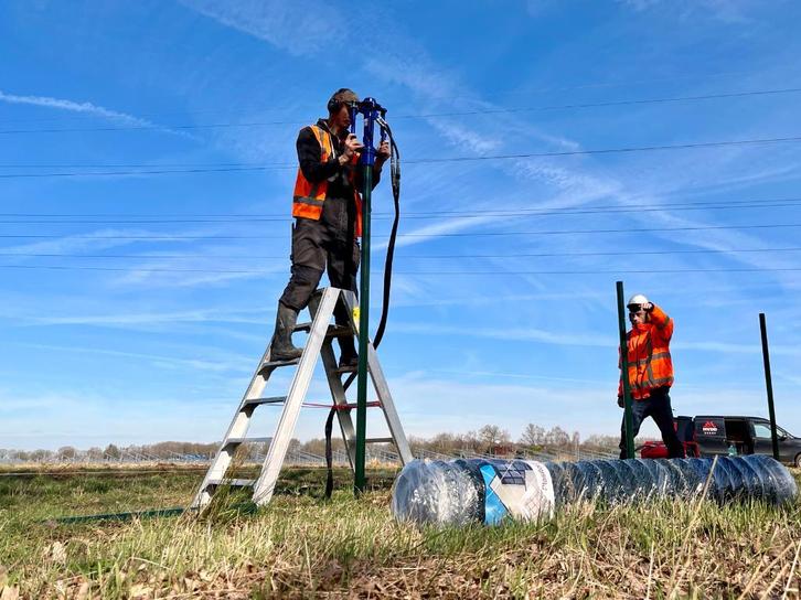 Praktische en sterke Hydraulische Maruzen Palenrammer, Tuin en Terras, Hand-tuingereedschap, Overige soorten, Nieuw, Ophalen of Verzenden