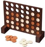 Vier op een Rij - Hout | Philos - Gezelschapsspellen, Hobby en Vrije tijd, Gezelschapsspellen | Bordspellen, Verzenden, Nieuw