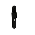 Knopkruk Quadro op ovaal langschild sleutelgat 56mm - zwart, Nieuw, Verzenden