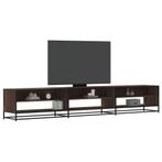 vidaXL Tv-meubel 270x40x46 cm bewerkt hout bruin, Verzenden, Nieuw, Overige houtsoorten