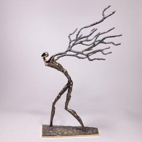 Sawomir Micek (1956) - Zephyr (Bronze sculpture), Antiek en Kunst, Kunst | Designobjecten