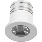 LED Mini Spot - 3W - Warm Wit 3000K - Aluminium - Ø31mm, Huis en Inrichting, Lampen | Spots, Nieuw, Plafondspot of Wandspot, Led