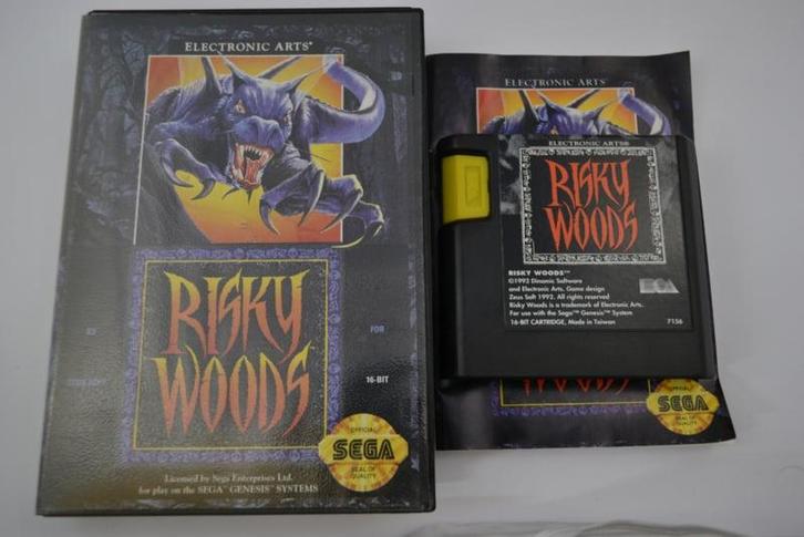 Risky Woods (MD CIB), Spelcomputers en Games, Games | Sega, 1 speler, Zo goed als nieuw, Verzenden