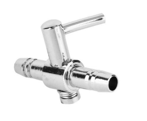 RVS luchtkraan tbv 4mm luchtslang (Vijvertechniek), Tuin en Terras, Vijver-toebehoren, Overige typen, Nieuw, Ophalen of Verzenden