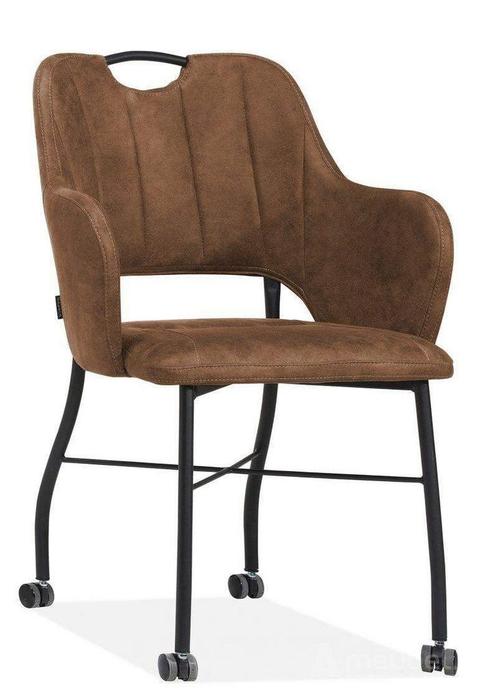 Eetkamerstoel Selena - eetkamerstoelen - Bruin, Huis en Inrichting, Stoelen, Bruin, Nieuw, Overige materialen